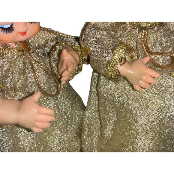 2  Cardboard Plastic Angels- Tabletop or Tree Toppers - Picture 4 of 8